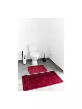Коврик для ванной Zellerfeld, бордо