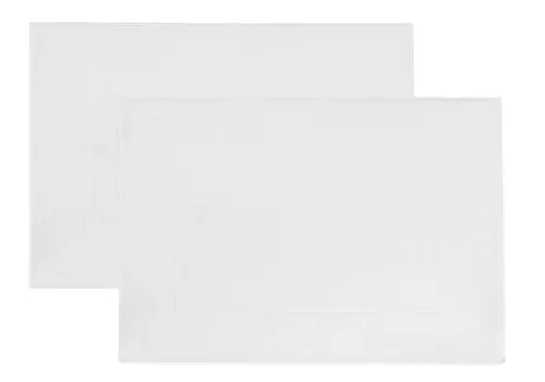 Коврик для ванной Zollner 00000432 2 шт, 50x1x70 см, белый