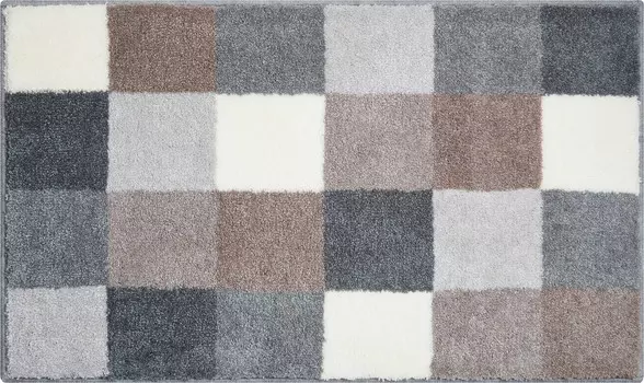 Коврик для ванны 70x120 см, белый/бежевый