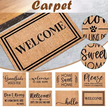 Коврик для входной двери Toyfunny Coir, коричневый