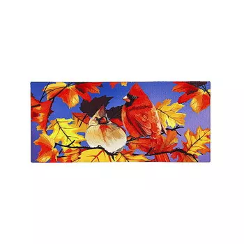 Коврик Evergreen Cardinal Friends, красный