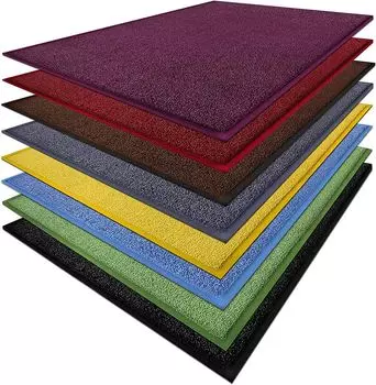 Коврик-грязеуловитель SKY Color Blue Brilliant Blue 50 x 85 см Floordirekt, темно-синий