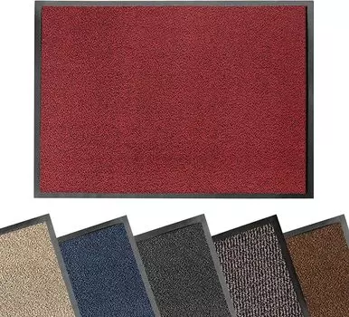 Коврик-грязеуловитель SKY красный 90x120 см Floordirekt