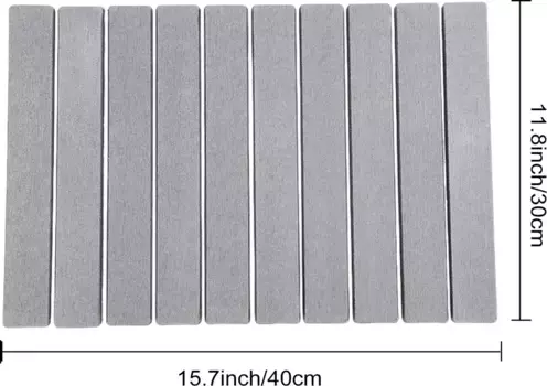 Коврик Hameb, светло-серый