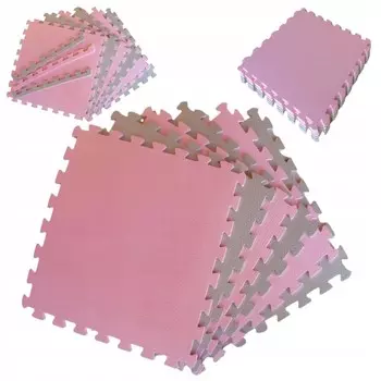 Коврик из пенопласта Eva большой пазл XXL 120x120x 1см 4шт EM1001RS LUXMA