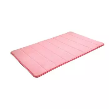 Коврик из толстой нескользящей пены с эффектом памяти для туалетного пола, нескользящий ковер, коврик для спа, розовый Stuttg