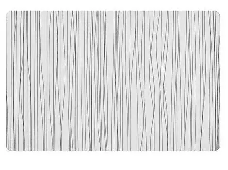 Коврик «металлик», пластик, . Zeller, белый