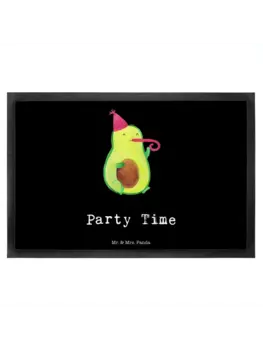 Коврик Mr & Mrs Panda Avocado Party Zeit, черный