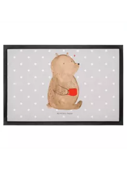 Коврик Mr & Mrs Panda Br Kaffee ohne Spruch, пастельно-серый