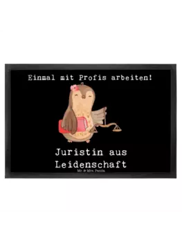 Коврик Mr & Mrs Panda Juristin Leidenschaft, черный