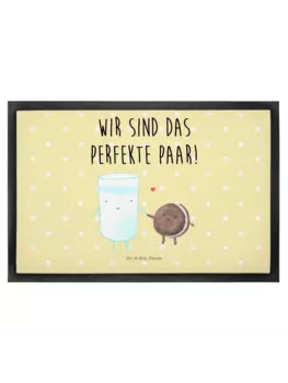 Коврик Mr & Mrs Panda Milch Keks, пастельно-желтый