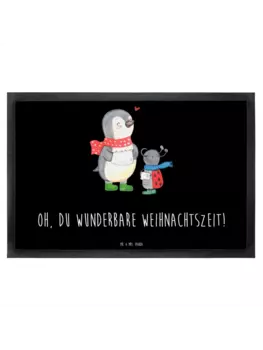 Коврик Mr & Mrs Panda Smrle Winterzeit, черный