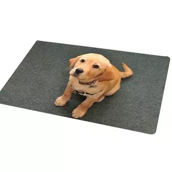 Коврик Нескользящий 3D-эффект с принтом собаки, фланелевый прямоугольный ковер, современный домашний декор-5 # Stuttg, мультиколор