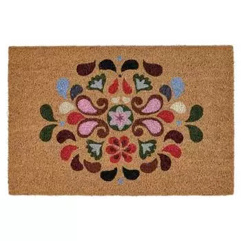 Коврик придверный Ikea Trafikljus 40х60 см, разноцветный