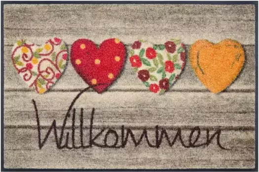 Коврик прямоугольный 50х75 см, коричнево-красочный