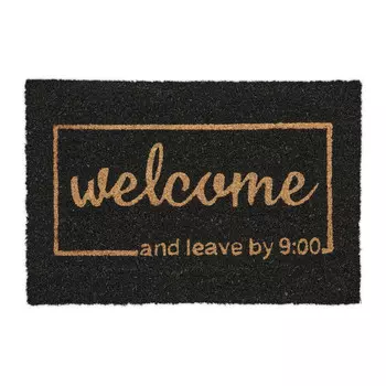 Коврик Relaxdays, 60x40 см, черный