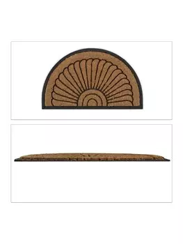 Коврик relaxdays, цвет natur/schwarz