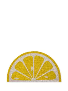 Коврик с лимонным принтом, желтый