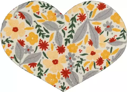 Коврик Salonloewe 62х85 см, цвет ecru-bunt