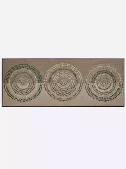 Коврик Salonloewe 85 см, зеленый