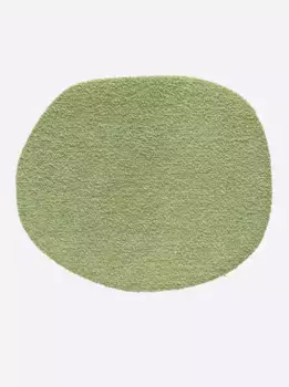 Коврик Salonloewe, овальный 60х105 см, зеленый