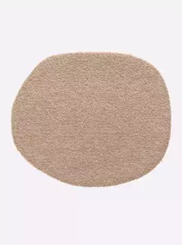 Коврик Salonloewe, овальный 65х75 см, серо-коричневый