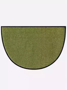 Коврик Salonloewe, полукруглый 85х60 см, зеленый