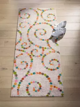 Коврик Salonloewe, прямоугольный 115х175 см, цвет beige-bunt