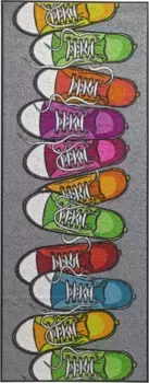 Коврик Salonloewe, прямоугольный 175х115 см, цвет bunt