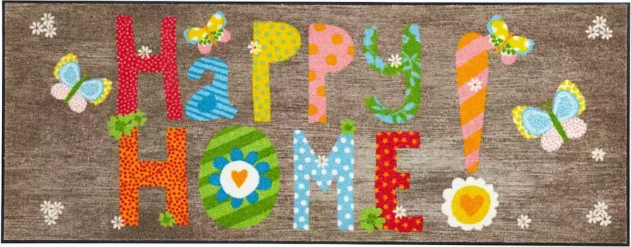 Коврик Salonloewe, прямоугольный 175х115 см, коричнево-красочный