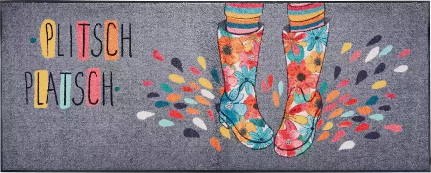 Коврик Salonloewe, прямоугольный 180х60 см, цвет bunt