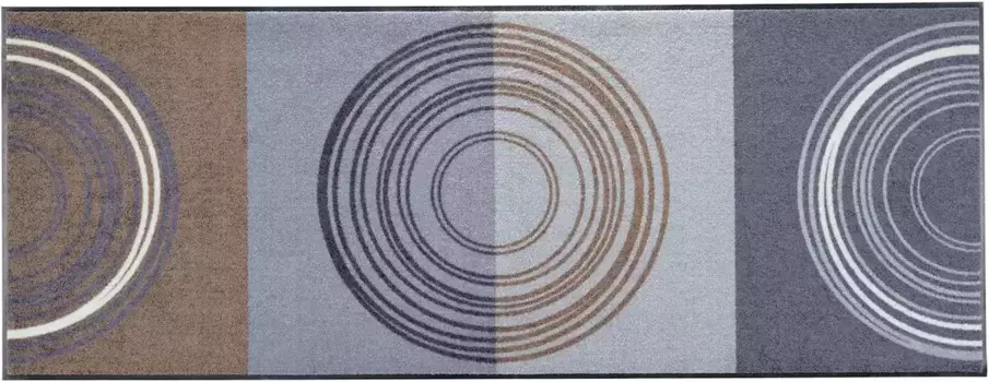 Коврик Salonloewe, прямоугольный 190х75 см, цвет natur-grau