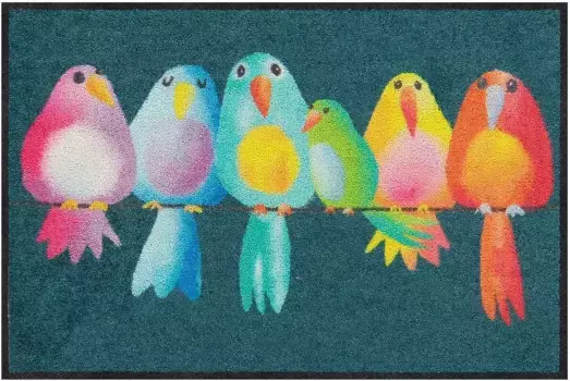 Коврик Salonloewe, прямоугольный 30х100 см, цвет anthrazit-bunt