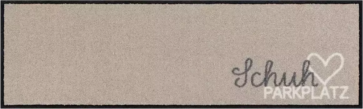 Коврик Salonloewe, прямоугольный 30х100 см, серо-коричневый