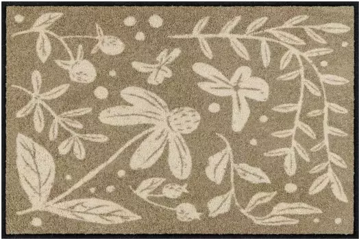 Коврик Salonloewe, прямоугольный 30х100 см, серо-бежевый