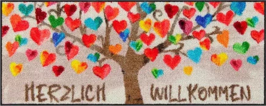 Коврик Salonloewe, прямоугольный 30х75 см, цвет beige-bunt