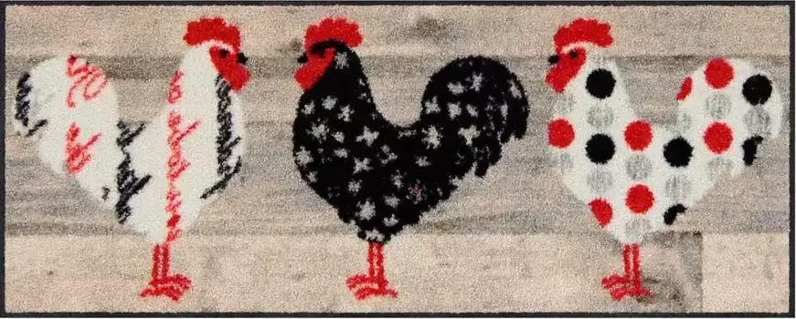 Коврик Salonloewe, прямоугольный 30х75 см, серо-коричневый