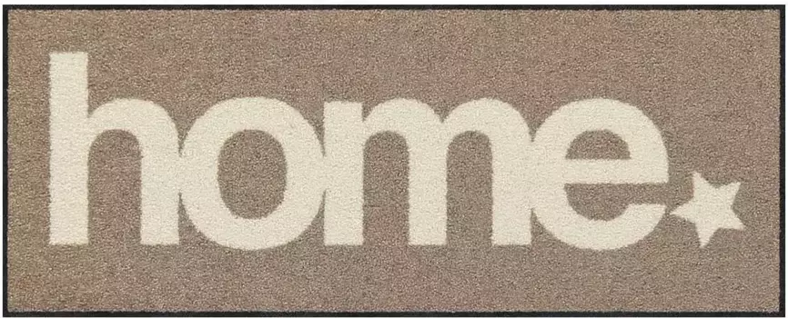 Коврик Salonloewe, прямоугольный 30х75 см, серо-бежевый