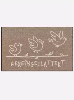 Коврик Salonloewe, прямоугольный 40х60 см, серо-коричневый