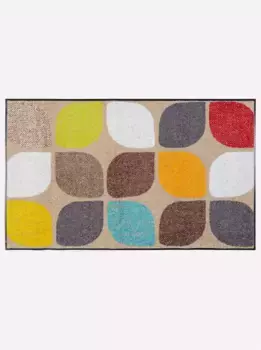 Коврик Salonloewe, прямоугольный 40х60 см, серо-коричневый