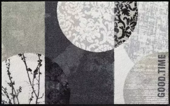 Коврик Salonloewe, прямоугольный 50х75 см, цвет anthrazit-ecru