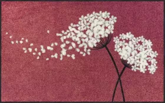 Коврик Salonloewe, прямоугольный 50х75 см, цвет beere