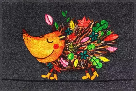 Коврик Salonloewe, прямоугольный 50х75 см, цвет anthrazit-bunt