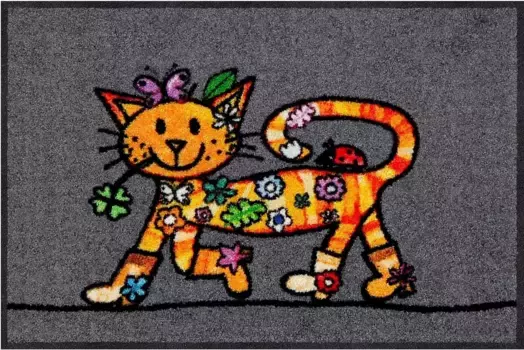 Коврик Salonloewe, прямоугольный 50х75 см, цвет anthrazit-bunt