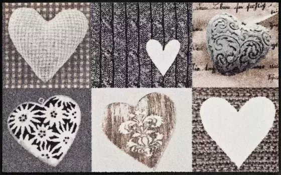 Коврик Salonloewe, прямоугольный 50х75 см, серо-бежевый