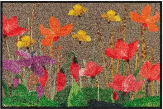 Коврик Salonloewe, прямоугольный 50х75 см, серо-коричневый