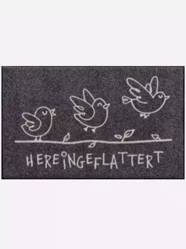 Коврик Salonloewe, прямоугольный 75х190 см, цвет anthrazit