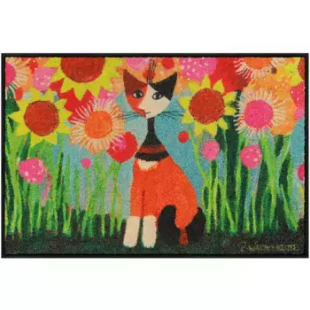 Коврик Salonloewe, прямоугольный, высота 7 мм, цвет rot-grn-gemustert