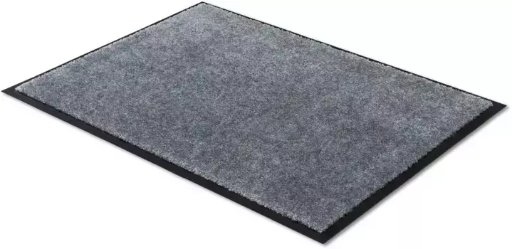 Коврик SCHNER WOHNEN из коллекции "Miami Uni", прямоугольный, грязеулавливающий коврик, моющийся SCHNER WOHNEN-KOLLEKTION 50х70 см, бирюзовый