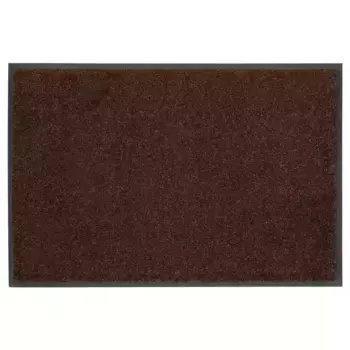 Коврик стирка+сушка от Kleen-Tex «Trend Uni», прямоугольный, высота 7 мм, грязеулавливающий коврик, нескользящий, подходит для использования внутри и снаружи, можно стирать Wash+Dry By Kleen-Tex, темно-коричневый